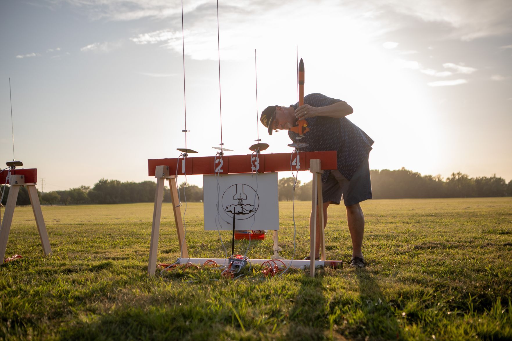 St. Louis Rocketry Association first night launch